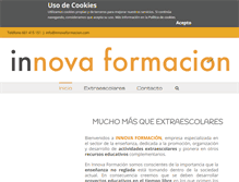 Tablet Screenshot of innovaformacion.com